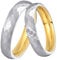 DOOSTI Trauring/Ehering/Partnerring - Chirurgischer Edelstahl 316L Hammerschlag Bicolor - hochwertiger Edelstahlring - Damen und Herren Variante - Mit Gratis Wunschgravur (Ring mit Zirkonia, 60)