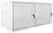 PROREGAL Mega Deal 2X Schließfachwürfel Cubic XL HxBxT 45x45x45cm Grau Schließfachschrank Metallspind Wertfachschrank Umkleideschrank 2 Fächer