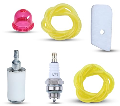 Atunee 530069599 Kraftstoffleitung für Husqvarna 128c 128cd 128l 128ld 128ldx 128r Trimmer mit Dichtung und Zündkerze