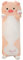 Yeqivo Peluche lungo Maiale Rosa cuscino carino animale cuscino bambino peluche giocattolo (Maiale Rosa, 90cm)