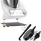 Gleitbrett passend für den Thermomix TM6 / TM5 / perfektes Zubehör passend für den Thermomix in anthrazit-grau (Set-Angebot Gleitbrett Anthrazit-grau + DampfPro)