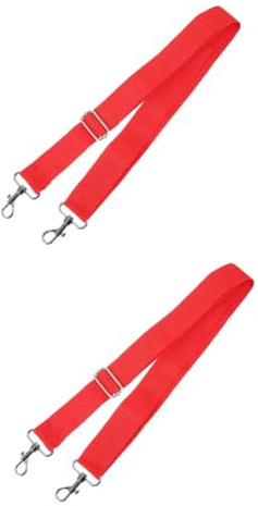 TOYANDONA 2stücke Drum Strap Für Marschieren Einstellbarer Snare Drum Gürtel Strapazierfähigem Polyester Rot Für Verschiedene Trommeln Geeignet