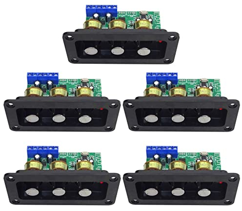 SPeesy 5X Amplificador Bluetooth Placa de Audio de Potencia Amplificador EstéReo de 20Wx2 Amplificadores de Sonido