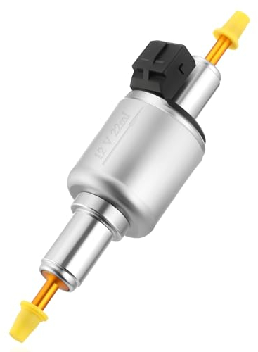 GEAREVER 12V 22ML Ölpumpe Kraftstoffpumpe für 2KW 5KW 8KW Heizungspumpe Dosierpumpe mit Ölpumpendeckel Webasto Eberspacher Diesel Standheizung Heizung Lufterhitzer