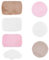 GORGECRAFT 7Stk Miniatur Teppich Mini Haus Dekoration Rosa Weiß Hellbraun Kleiner Teppich Haus Flauschig Mehrere Formen Bodenteppich Zubehör Für mini Haus Modell Erdgeschoss Dekorationen