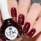 DMQ Wine Red Glitter Nail Polish, Gel Nail Polish for DIY Nail Art at Home - 12ML