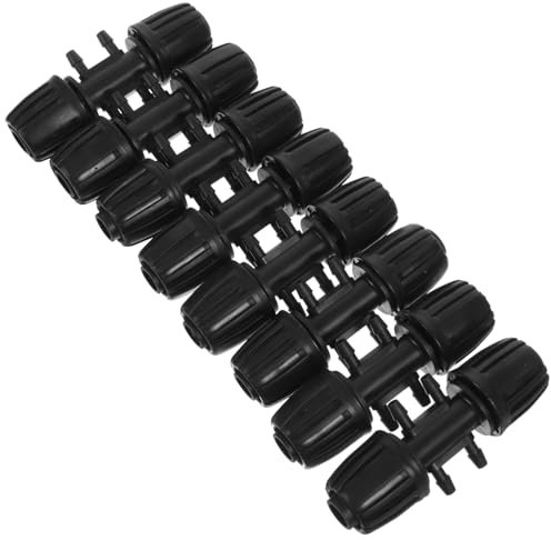 Yardwe 8 Uds Conector De Tubería De Riego Por Goteo Conectores De Manguera Piezas De Riego Por Goteo Accesorio De Manguera De Púa Herramientas De Riego Conector Rápido Conector De
