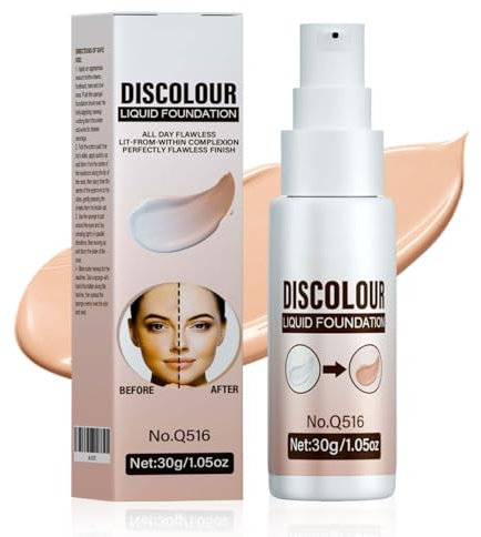 Farbwechselnde Foundation für Reife Haut 2 Stück Changing Foundation Merida Foundation Foundation Color Changing für Einen Gleichmäßigen Hautton Leicht und Langlebig
