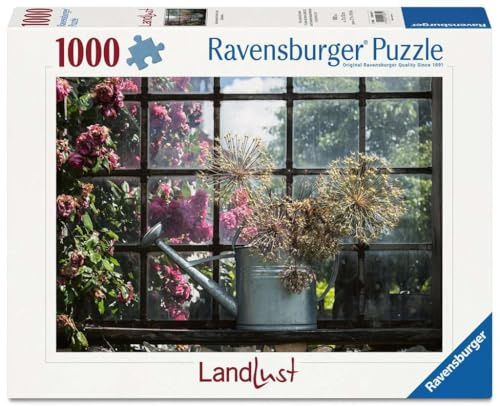 Ravensburger Puzzle Getrockneter Allium in der Gießkanne - 1000 Teile | 1000 Teile Puzzle, Erwachsenenpuzzle, Geschenk für Frauen und Männer