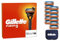 Gillette Fusion5 12 Ersatzklingen, mit größerem Gleitstreifen für ein sanftes Gleiten und 5 Klingen für eine unglaublich gründliche und komfortable Rasur, inkl. Reiseschutzkappe