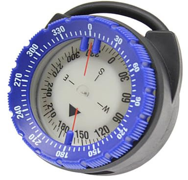 Brújulas de buceo con abrazaderas de manguera, diseño de correa para reloj de buceo, brújulas de navegación
