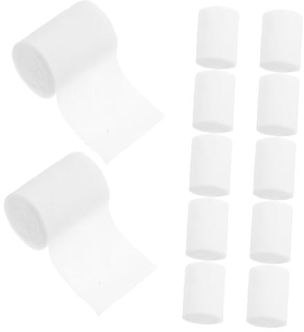 KONTONTY 12 Pezzi Di Panno in Gesso Per Artigianato Utilizzo Versatile Creazione Di Maschere Scultura E Modellazione Del Paesaggio