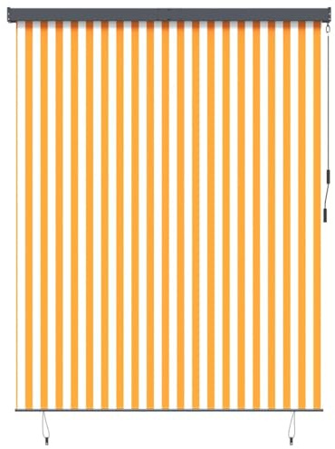 vidaXL Außenrollläden für die Terrasse, den Garten, Fenster, Sonnenschutz, UV-Schutz, hitzebeständig und verstellbar