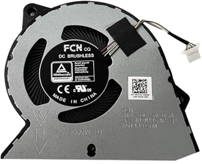 HSSDTECH Modulo Ventola 5 V CPU Computer Portatile per dell Vostro 3420 | 3425 3510 3520, Inspiron 15 3510 3511 3520 3525 3530 0RFF51 DFS5K12114464P Laptop Fan Module
