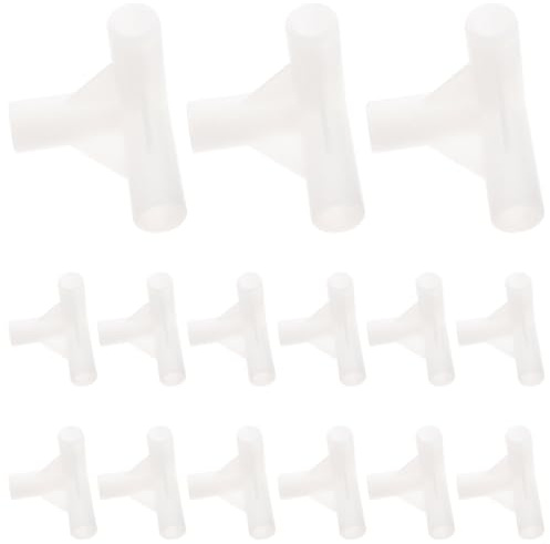 BRIGHTFUFU 20 Stück Teiliges Kunststoff verbinder Pavillon Zeltbeschläge Robustes Canopy Fittings Kit Einfach zu Installierende Ersatzteile für Garten Gewächshausrahmen