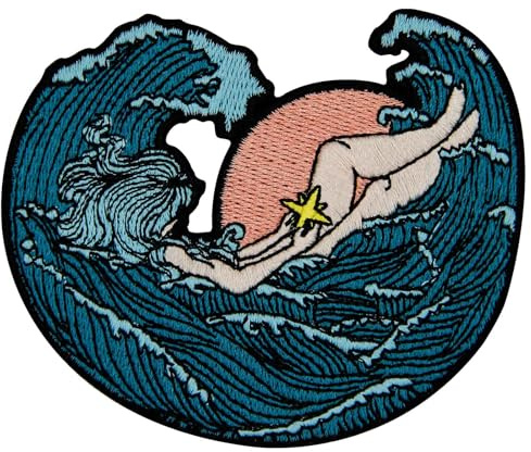 Zegin The Sea Elves Patch Embroidered Applique Badge Iron On Sew On Emblem