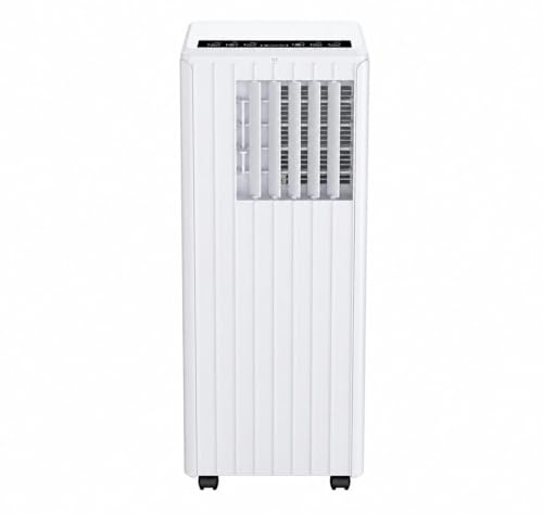 Mobile Klimaanlage 9000 BTU, 2.64 kW, 3-in-1 Klimagerät mit Abluftschlauch, leise (51 dB), Fernbedienung, 24h Timer, für Räume bis 37 m², Energieklasse A