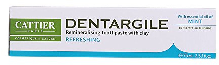 Cattier Dentifrice reminéralisant à la Menthe rafraîchissant 100gr