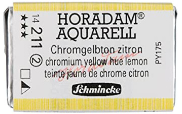 Schmincke HORADAM AQUARELL Chromgelbton zitron, 14 211 043, 1/1 Näpfchen