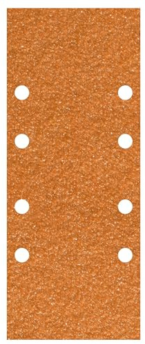 wolfcraft 5 Schleifstreifen gelocht I 1966000 I 93 x 230 mm, Körnung 180 I Robuste Schleifscheiben für Schwingschleifer für Holz oder Metall