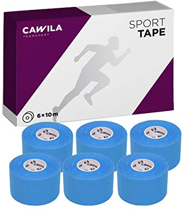 Cawila Sporttape Color 6 Rollen farbiges Tapeverband, 3,8cm x 10m