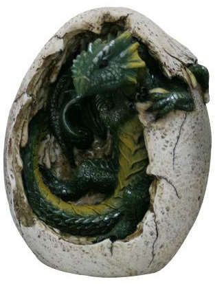 1 X Green Dragon Hatchling- Dragon Egg Collection