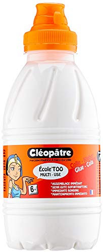 CLEOPATRE- Ecole'Too - Recharge de Colle Multi-matériaux - Flacon de 570 g