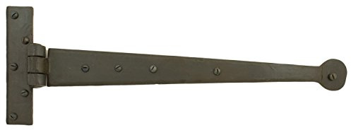 From The Anvil Beeswax 12 Inch Penny End T Hinge (Pair)