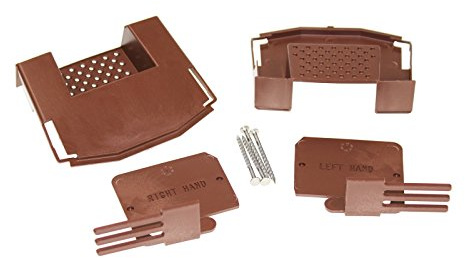 Brown Klober Eaves Starter Pack & Ridge Closures for Dry Verge Units Gable Ends & roof Tiles for a Mortar Free Dry verge.