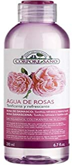 Corpore Sano Rose Water-toning & refreshing-Damask Rose-NO PARABENS-Imported from Spain-200 ml/6.7 fl. oz