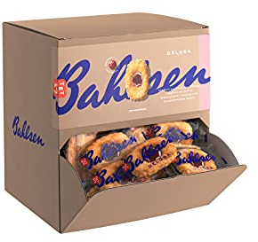 Bahlsen Deloba - Thekenaufsteller mit ca. 150 Portionspackungen - Blättergebäck mit Johannisbeer-Kirsch Füllung (1 x 1,04 kg)