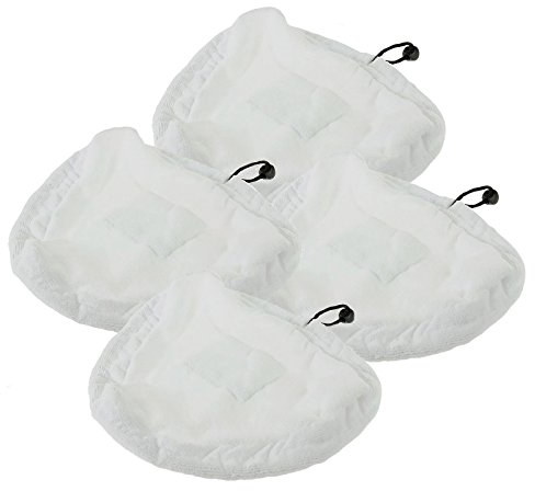 First4spares Microfibre Steam Mop Pad for Ovation 13 in 1 Multi Purpose Steam Cleaners - Pack of 4