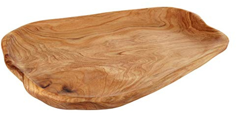 Premier Housewares Kora Serving Dish, Natural Cedar (32 x 22 cm)