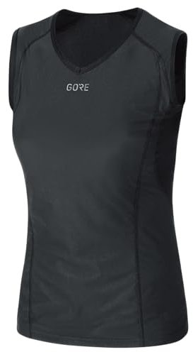 GOREWEAR M WINDSTOPPER Base Layer Shirt Ärmellos Damen, Black, 42