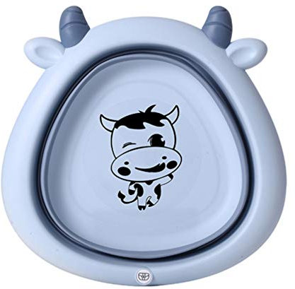 NUOBESTY Faltbares Babywaschbecken Mit Cartoon-motiv Aus Klappbares Waschbecken Für Junge Mädchen Faltbares Waschbecken Für Zuhause