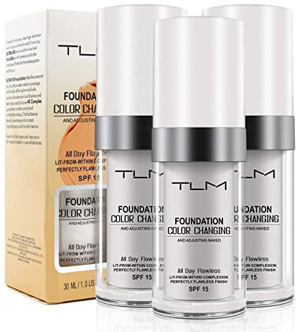 TLM Make up, Natürliche Feuchtigkeitsspendende Flüssig-Foundation, SPF 15 Hohe Deckkraft und Langanhaltendes02