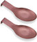 Vila KuChe Stainless Steel Spoon Rest for Kitchen Spoon Holder Counter Cooking Utensil Rest Spoon Heavy Duty Dishwasher Safe 2pcs(Rose Gold)