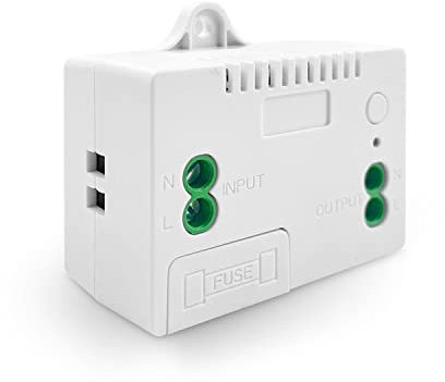 DieseRC Selbst-generierender Funk Lichtschalter, 10A Relais Empfänger Controller mit Sicherung keine Verkabelung keine Batterie Kinetischer Schalter