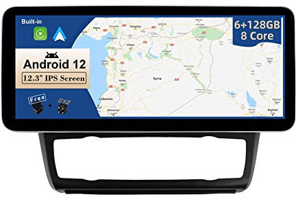 JOYX - 6G+128G - 12.3 Inch Android 12 IPS Car Stereo For BMW 1 Series E81 E82 E87 E88 (2004-2012) - Wireless CarPlay/Android Auto - LED Camera & MIC - 2 Din - Steering Wheel DAB Fast-boot 360-Camera
