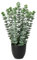 Briful 40CM Eucalyptus Artificial Plants in Pot, Frosted Green Artificial Eucalyptus Fake Plants in Black Pot, Decorative Artificial Plants Faux Greenery for Home Kitchen Bathroom Decor
