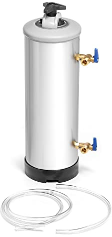 Forgast Descalcificador Eléctrico | Capacidad 16 Litros | Descalcificador | Tratamiento del Agua Dura | Desincrustante | para Cafeteras, Lavavajillas y Hornos Combinados a Vapor | Altura 61,5 cm