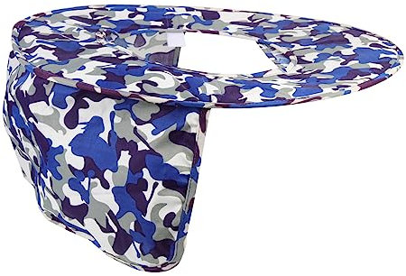 SOLUSTRE Schutzhelm Sonnenblende Hut Sonne Nackenschild Halsmanschette Mit Harter Kappe Stahlwolle Gegen Mäuse Helmvisier Schutzhelm Schatten Bauhut Sonnenschutz Polyester Gittergewebe