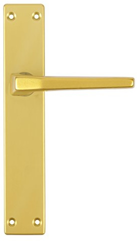 Cambesa MANILLA ALUMINIO 2100 PLACA CUADRADA F3 | Aluminio, recuperable con muelle, placa cuadrada, cuadradillo y tornillos incluidos, puertas de 40 a 55 mm, puerta interior