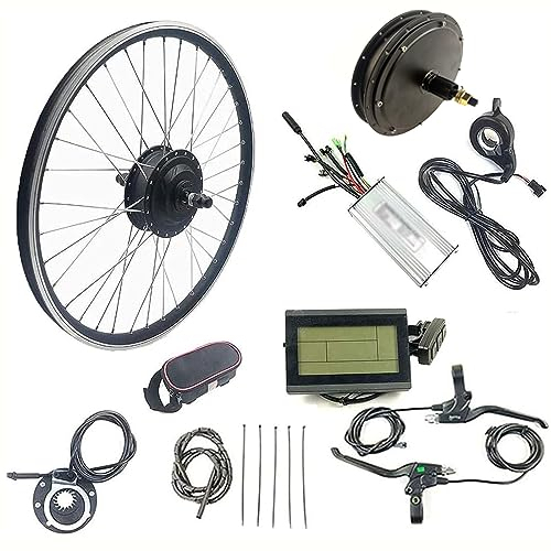 Umrüstsatz für Mountainbike zu Elektro, 48 V, 1000 W, 48 V, 1500 W, hohe Leistung/Heckantriebskarte, Fly/mit LCD3-Instrument, für Pendler mit Mountainbike, Rennrad, 1500 W/48 V-700 °C