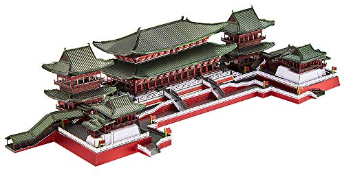 Piececool 3D Puzzle Metall Architecture Daming Palace, 3D Metall Puzzle für 340 Edelstahl, Ganzes Metall, 1:1 Wiederherstellen, Geburtstagsgeschenk, Modellbausatz Erwachsene, 232 Teile