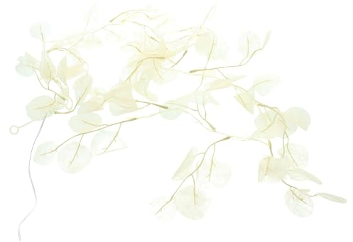 LED-Girlande Soft Leaves, Kunststoff, 10 warmweiße LEDs, batteriebtrieben, An-/Aus-Schalter Maße: Länge 120 cm, ohne Batterien, nur für den Innenbereich geeignet