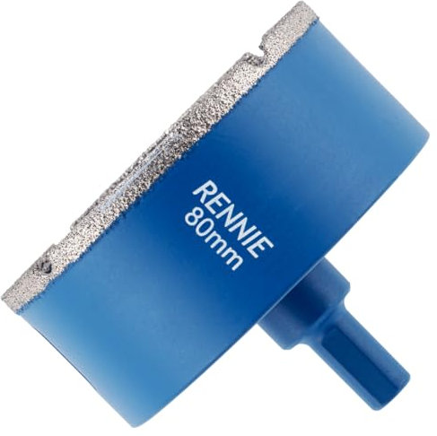 80mm Diamond Hole Saw Drill Bit With Tri Shank For Porcelain Tiles Ceramic Slate Stone Granite Marble Glass. Diamond Core Holesaw/Hole Cutter