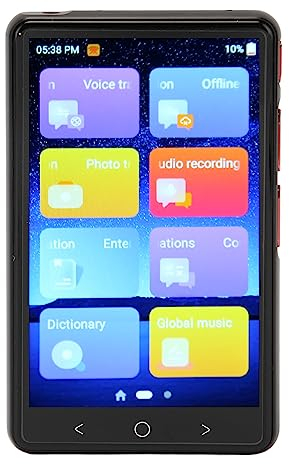 Fremdsprachenübersetzer, 1 + 8 GB Offline-WLAN-MP3-Modi-Übersetzergerät, Zwei-Wege-Online-Sprachübersetzer für 135 Sprachen (Black)