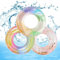 Schwimmring Kinder, 3PCS Schwimmreifen Kinder Schwimmflügel, Transparenter Auslaufsicherer Schwimmhilfe für Kinder 4-9 Jahre