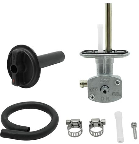 Mabutingti Robinet Essence Réservoir D'Essence Interrupteur Carburant pour Yama-ha ATV Kodiak 400 YFM400 2000-2006 Kodiak 450 2003-2006 Grizzly 400 YFM400 2007-2008 Grizzly 450 YFM450 2007-2014